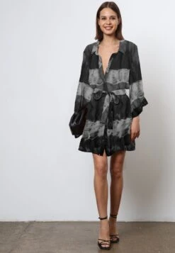 LUSTER TUNIC ELECTRA BLACK 9 LUSTER TUNIC ELECTRA BLACK -Religion Clothing 54ILUD08TIEDYEBLACK3