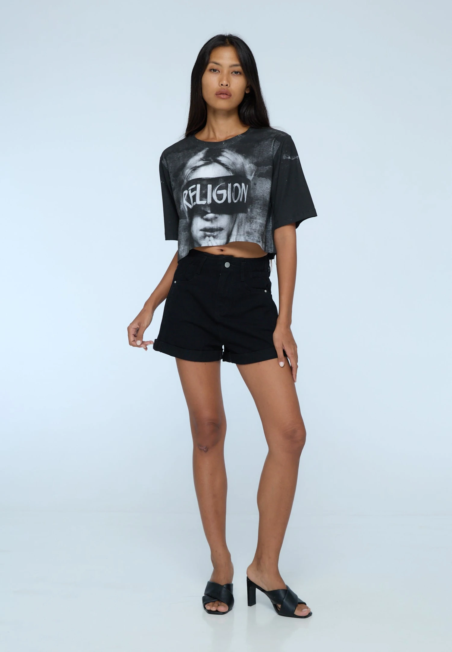 BLINDFOLD T-SHIRT BLACK 6 BLINDFOLD T-SHIRT BLACK - Image 6