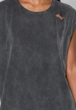 BEADED MINI DRESS VINTAGE BLACK -Religion Clothing 55BBLACK4