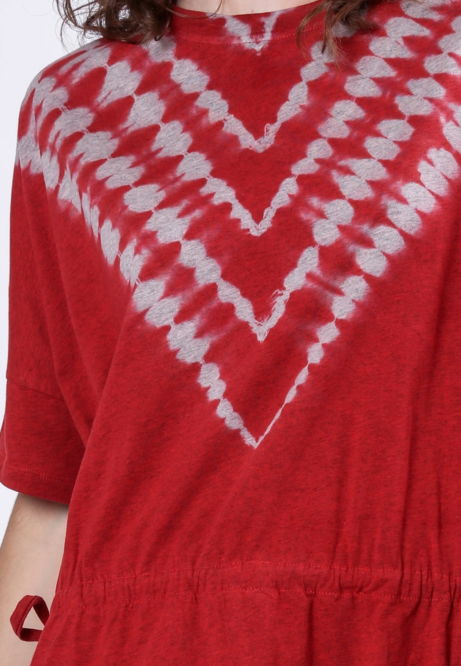 FOREVER DRESS BRICK RED & MAUVE 6 FOREVER DRESS BRICK RED & MAUVE - Image 6