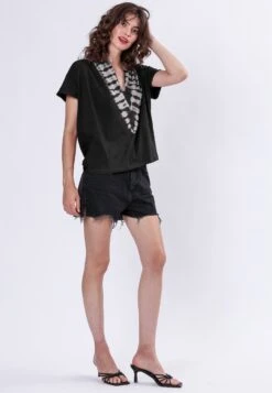 FOREVER TOP BLACK & WHITE 10 FOREVER TOP BLACK & WHITE -Religion Clothing 55BFVT03BLACK2