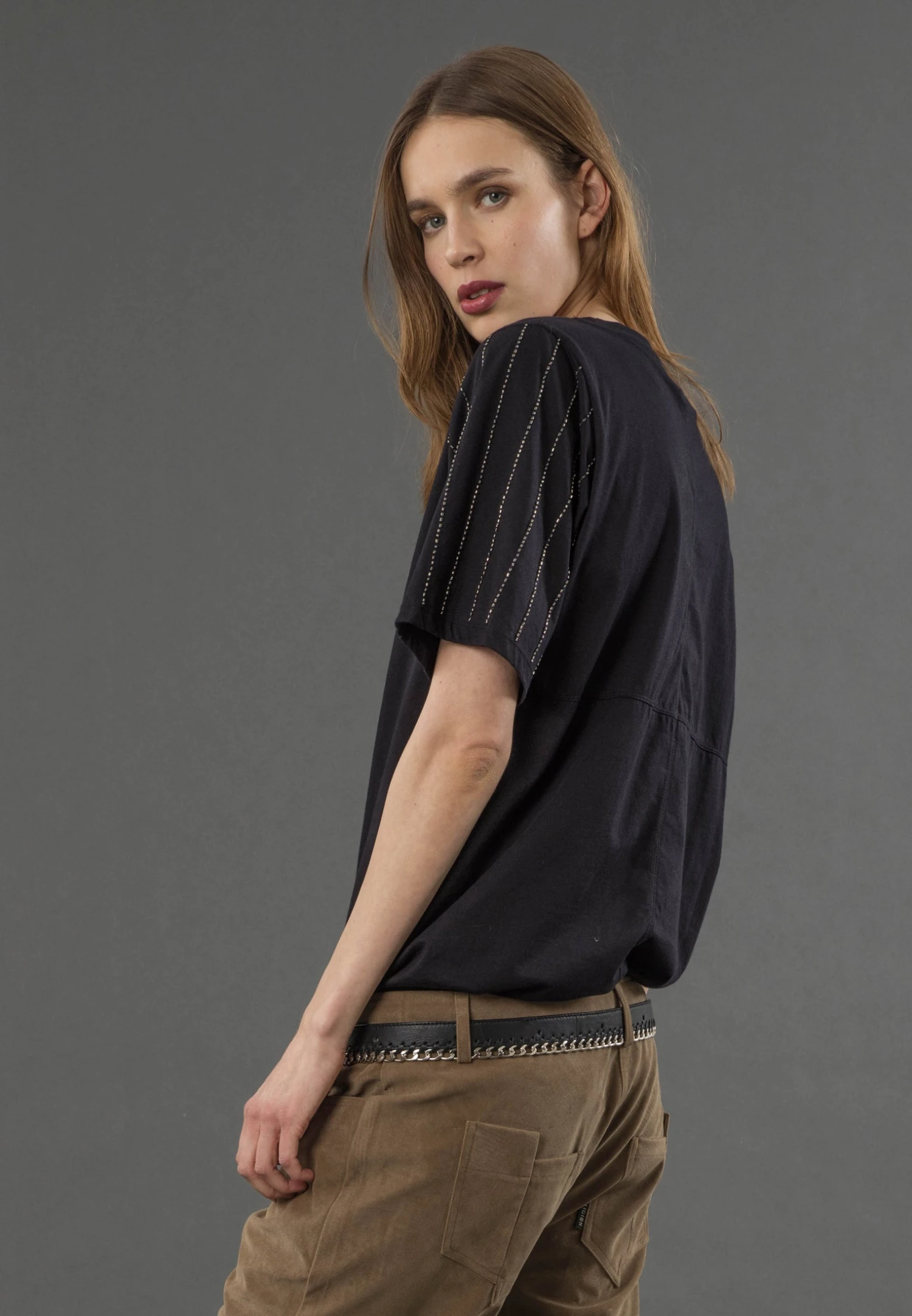 PERIDOT T-SHIRT BLACK 3 PERIDOT T-SHIRT BLACK - Image 3