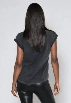 ROLLED CAP SLEEVE VINTAGE BLACK 8 ROLLED CAP SLEEVE VINTAGE BLACK -Religion Clothing 55BRTC86BLACK5 62fb1f3b 12b8 49db a472 07862b75e9dd