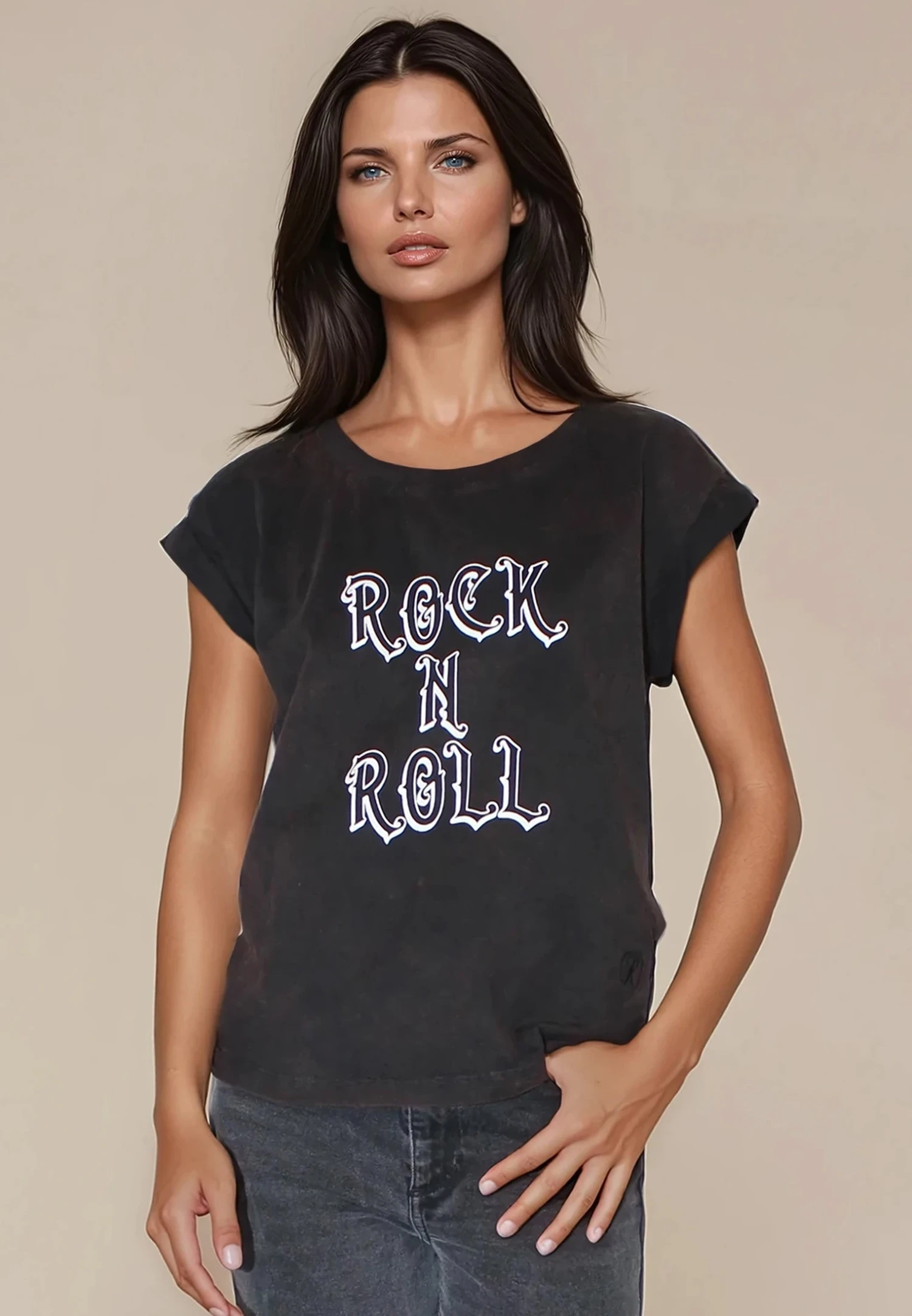 ROLLED CAP SLEEVE CHOCOLATE RUST 1 ROLLED CAP SLEEVE CHOCOLATE RUST