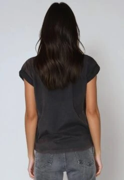 ROLLED CAP SLEEVE CHOCOLATE RUST 8 ROLLED CAP SLEEVE CHOCOLATE RUST -Religion Clothing 55BRTC86CHOCOLATERUST5