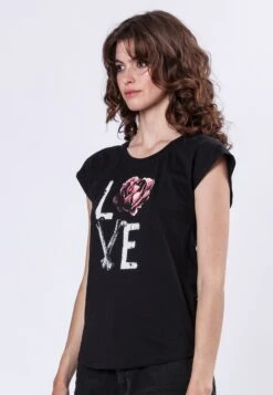 SPIRIT T-SHIRT LOVE BLACK 8 SPIRIT T-SHIRT LOVE BLACK -Religion Clothing 55BSPT14LOVEBLACK3