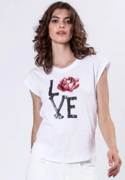 SPIRIT T-SHIRT LOVE WHITE 9 SPIRIT T-SHIRT LOVE WHITE -Religion Clothing 55BSPT14LOVEWHITE1