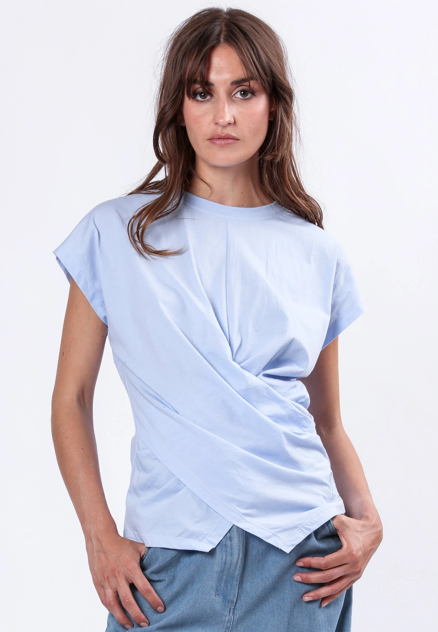 TIME T-SHIRT PALE BLUE 1 TIME T-SHIRT PALE BLUE