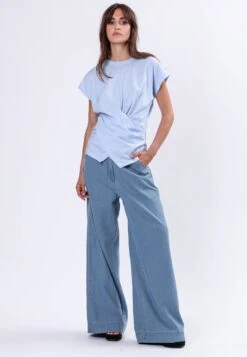 TIME T-SHIRT PALE BLUE 10 TIME T-SHIRT PALE BLUE -Religion Clothing 55BTMT06BLUE2