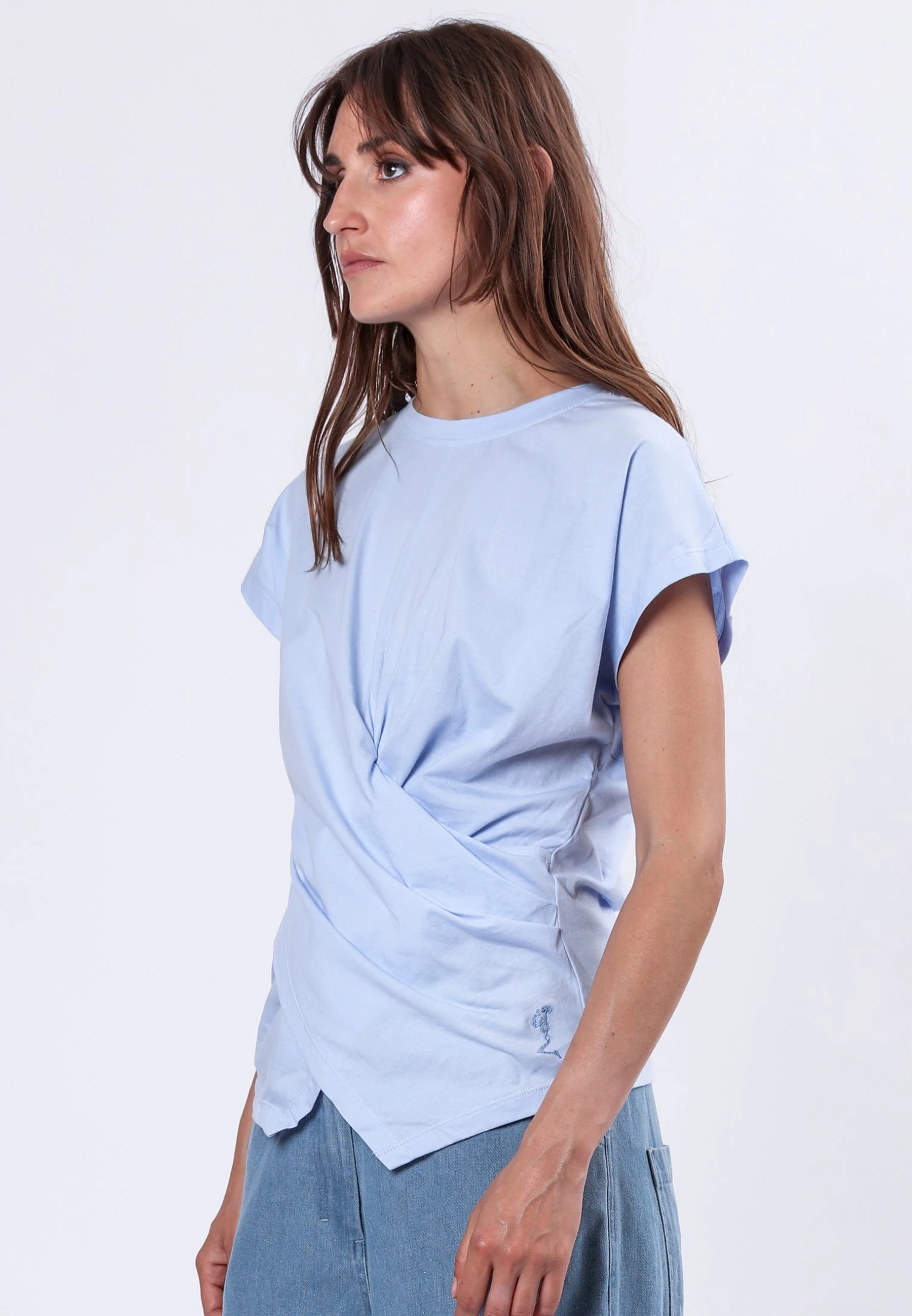 TIME T-SHIRT PALE BLUE 3 TIME T-SHIRT PALE BLUE - Image 3