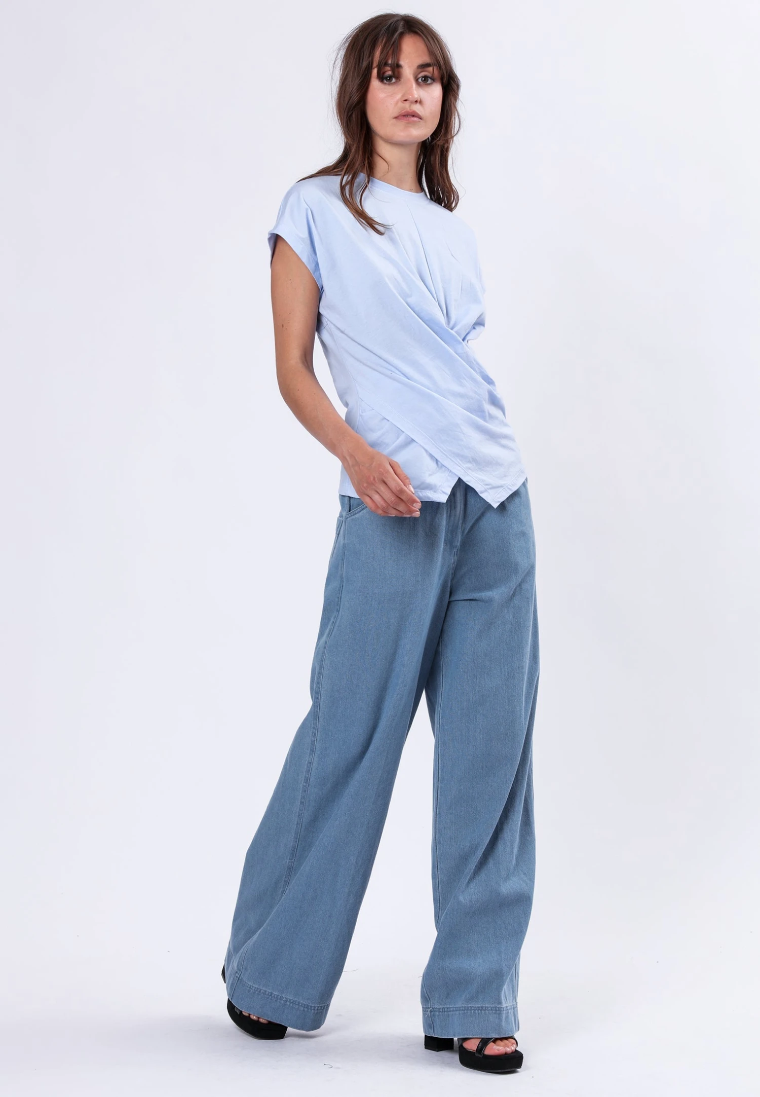 TIME T-SHIRT PALE BLUE 4 TIME T-SHIRT PALE BLUE - Image 4