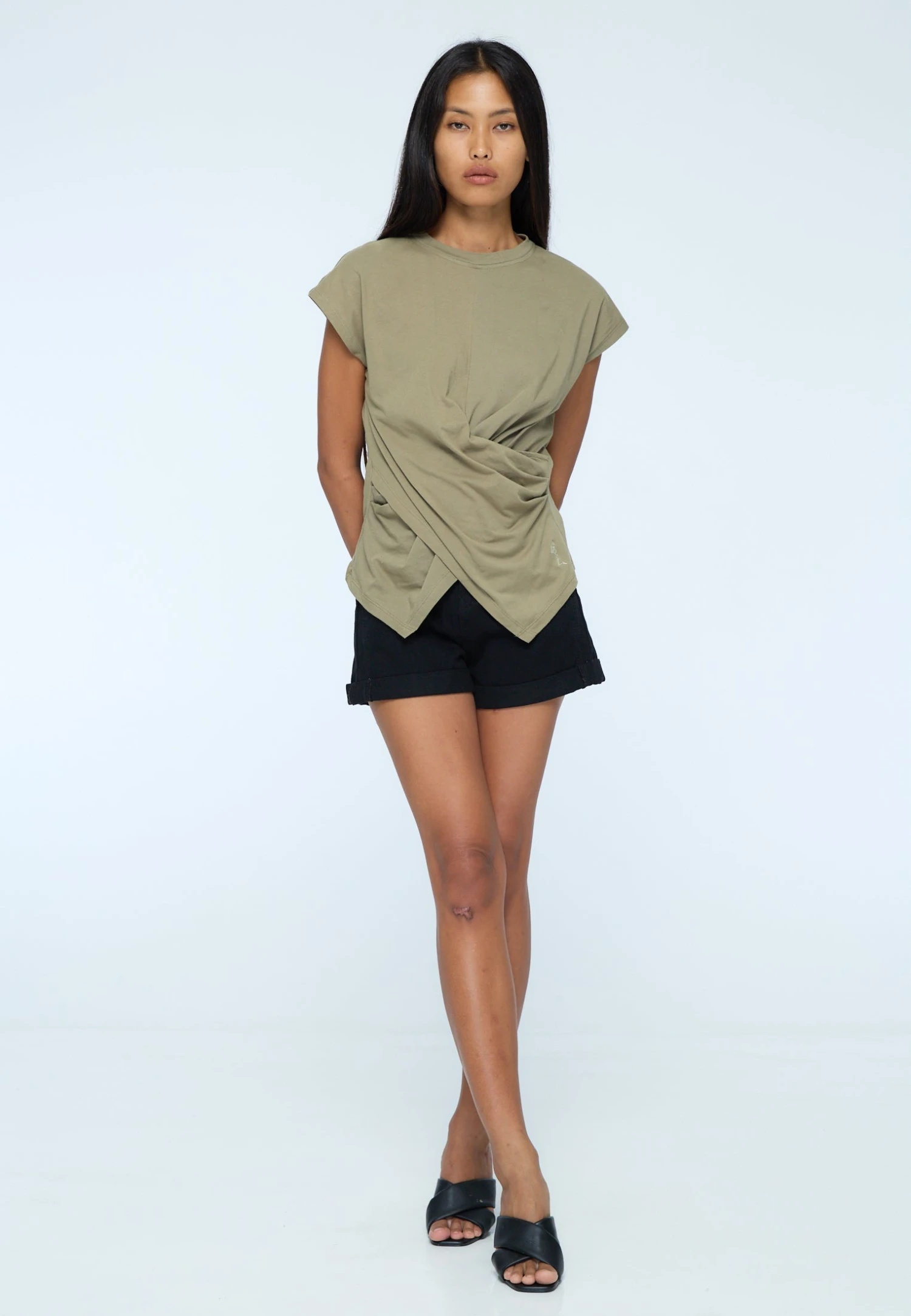 TIME T-SHIRT KHAKI 4 TIME T-SHIRT KHAKI - Image 4