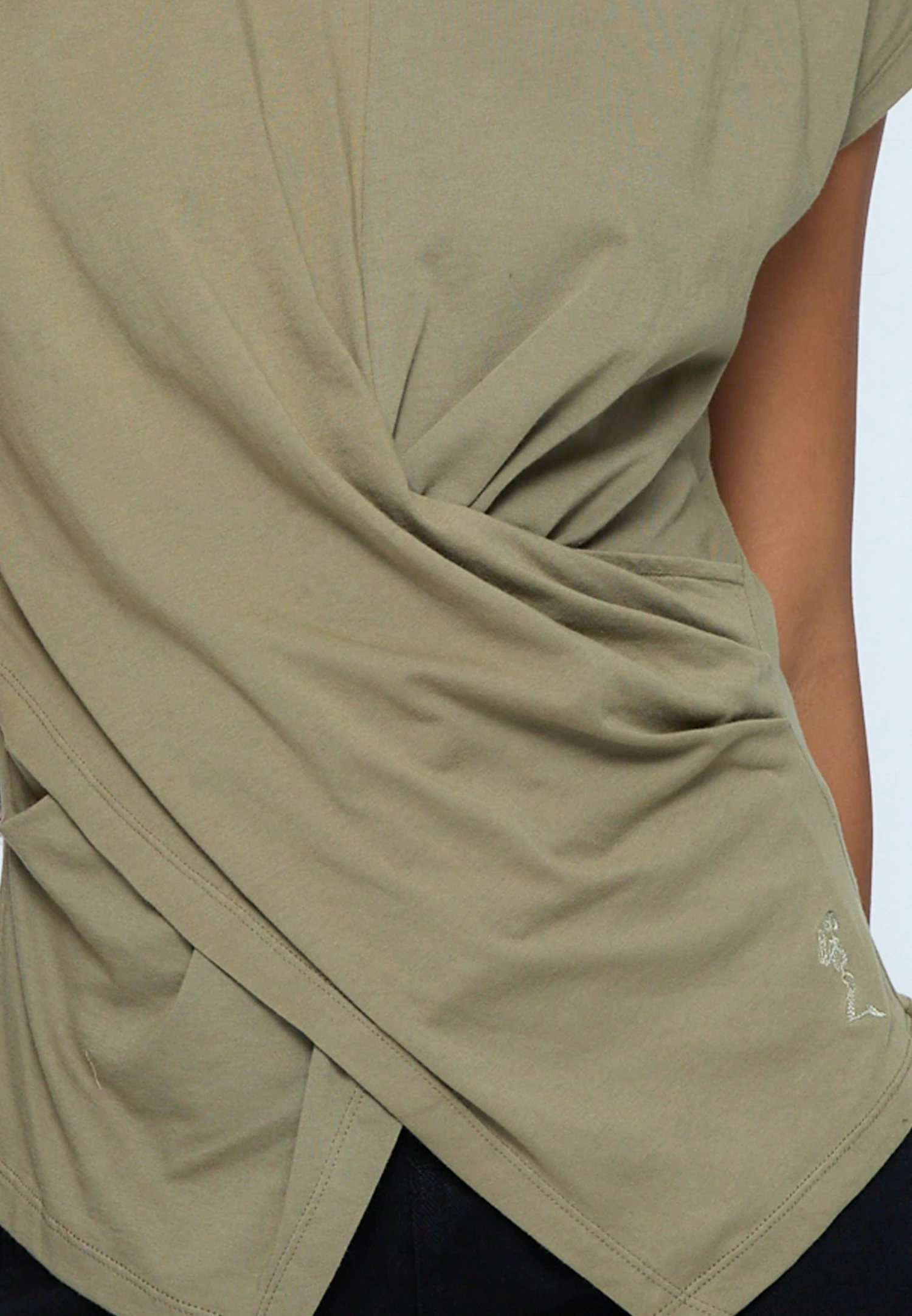 TIME T-SHIRT KHAKI 6 TIME T-SHIRT KHAKI - Image 6