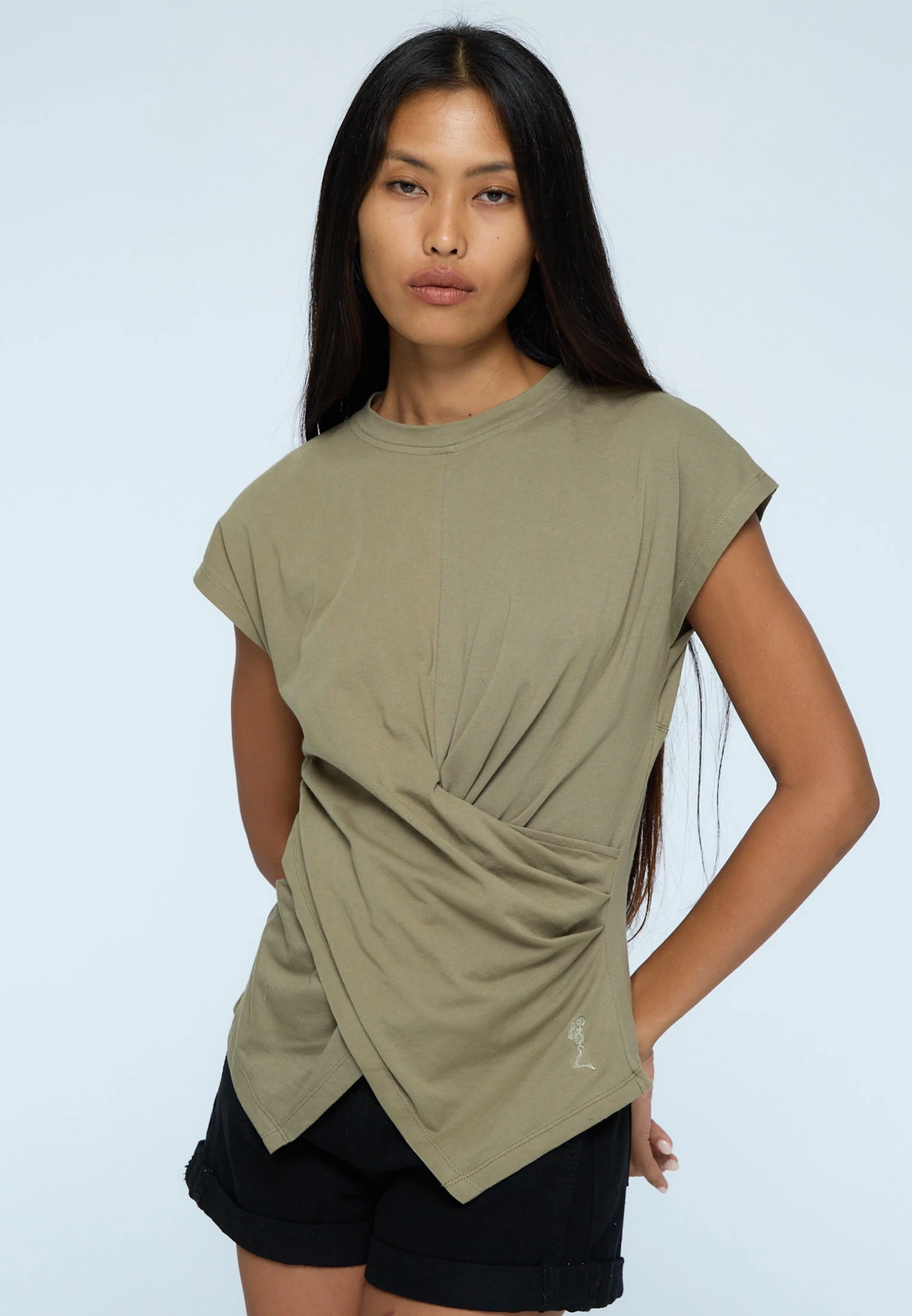 TIME T-SHIRT KHAKI 5 TIME T-SHIRT KHAKI - Image 5