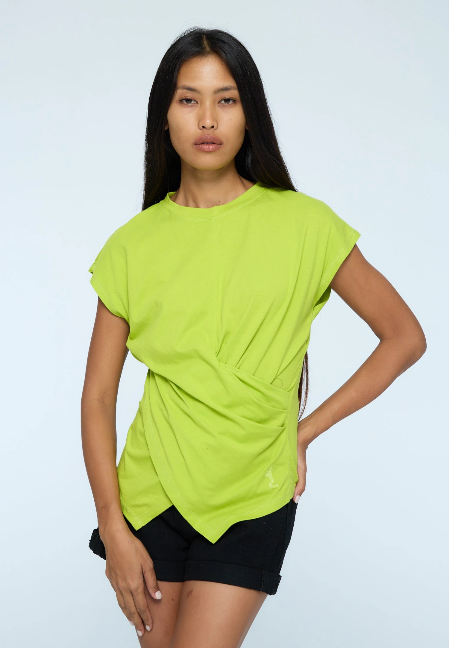 TIME T-SHIRT LIME GREEN 1 TIME T-SHIRT LIME GREEN