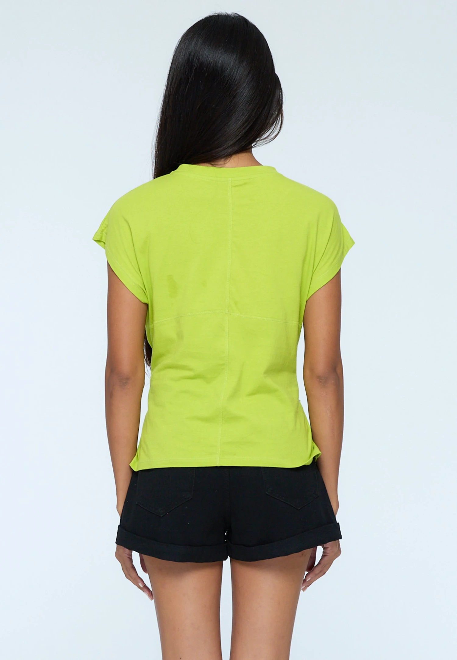 TIME T-SHIRT LIME GREEN 2 TIME T-SHIRT LIME GREEN - Image 2