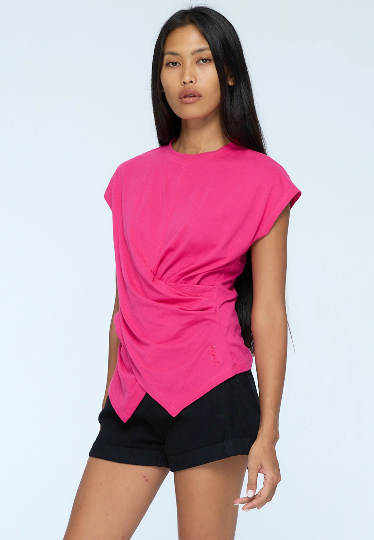 TIME T-SHIRT HOT PINK 3 TIME T-SHIRT HOT PINK - Image 3