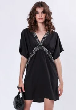 CRYSTAL DRESS BLACK