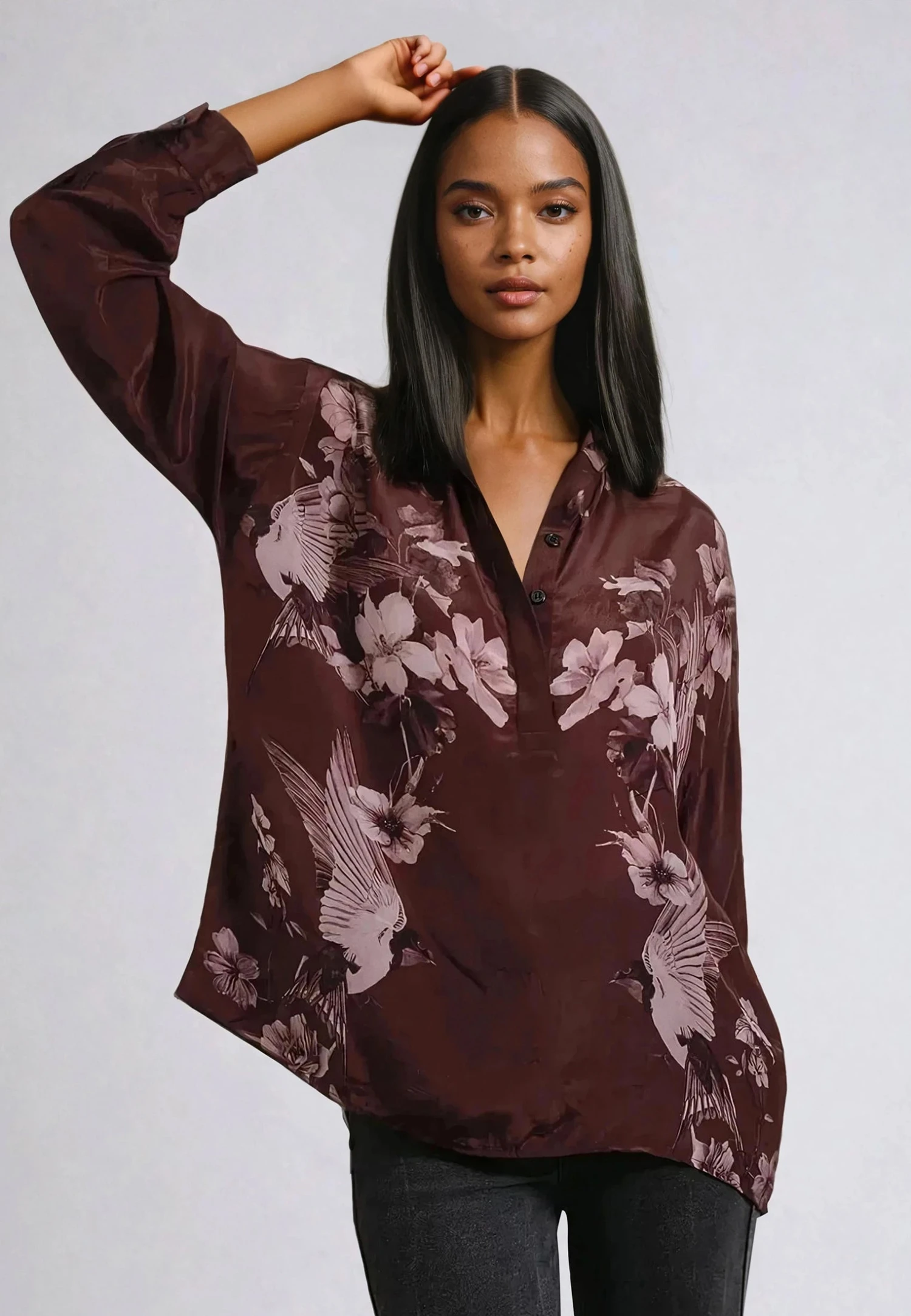 INVERSION SHIRT BROWN 1 INVERSION SHIRT BROWN