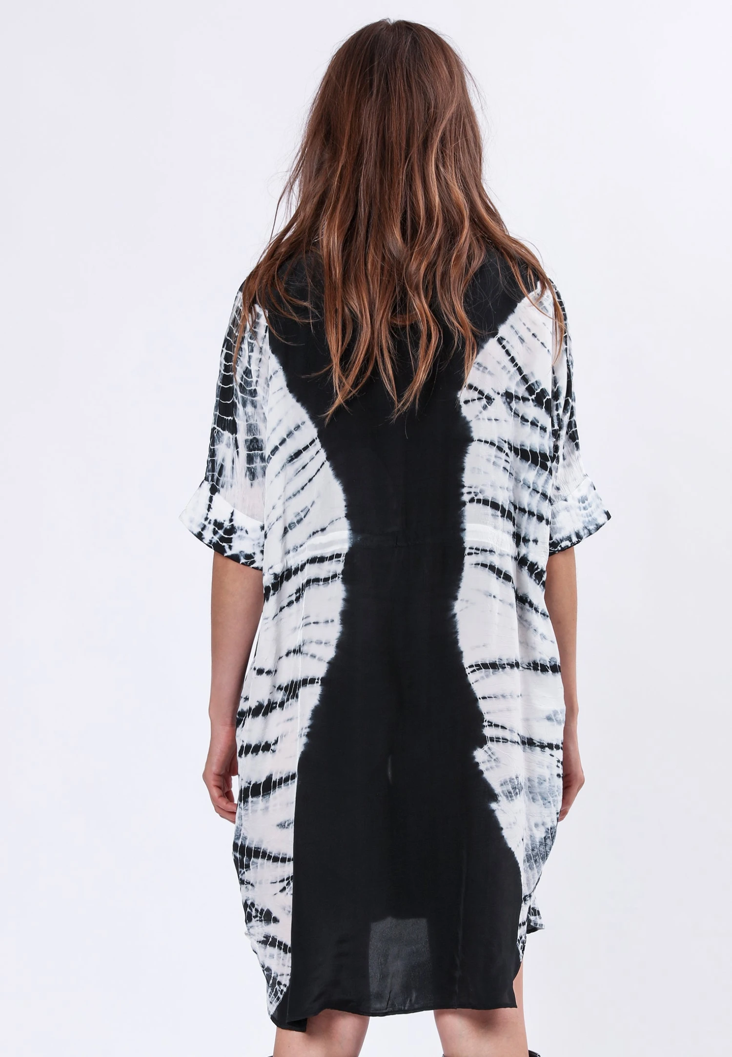 JADE TUNIC TIE DYE BLACK 2 JADE TUNIC TIE DYE BLACK - Image 2