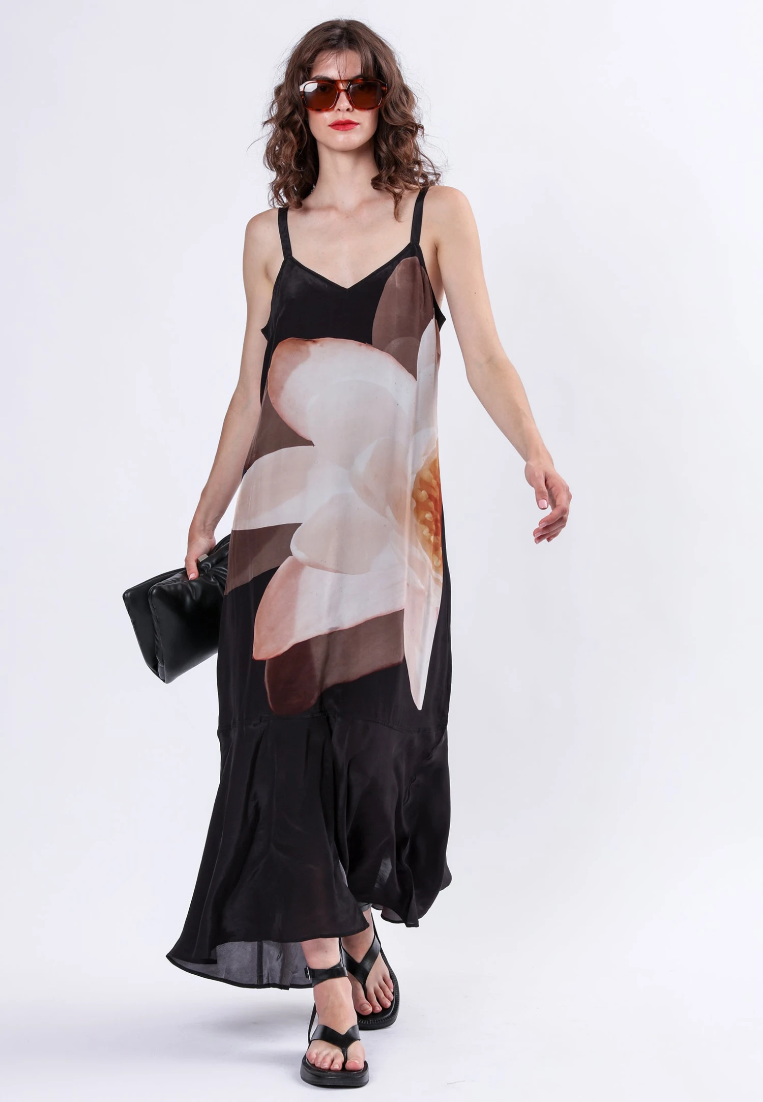 JADE MAXI DRESS SOLAR SEPIA 2 JADE MAXI DRESS SOLAR SEPIA - Image 2