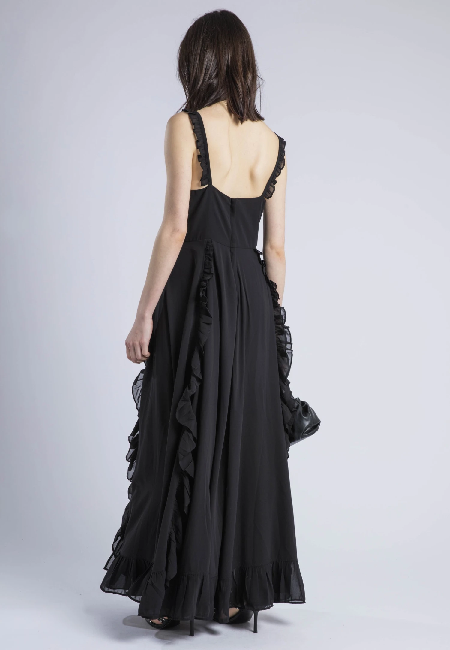 KATE MAXI DRESS BLACK 4 KATE MAXI DRESS BLACK - Image 4