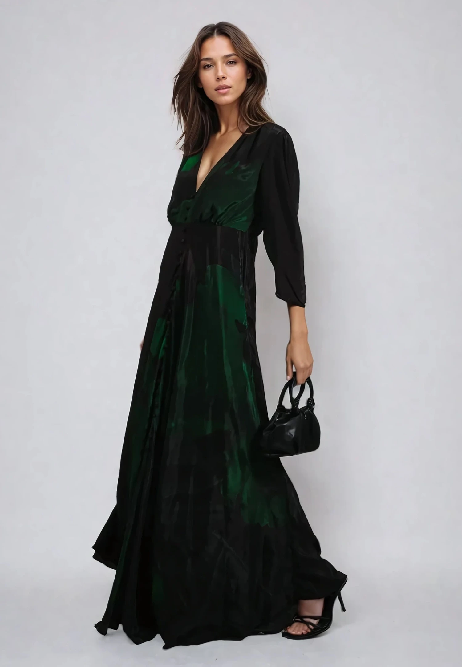 MARYAM MAXI DRESS PRIME GREEN 3 MARYAM MAXI DRESS PRIME GREEN - Image 3