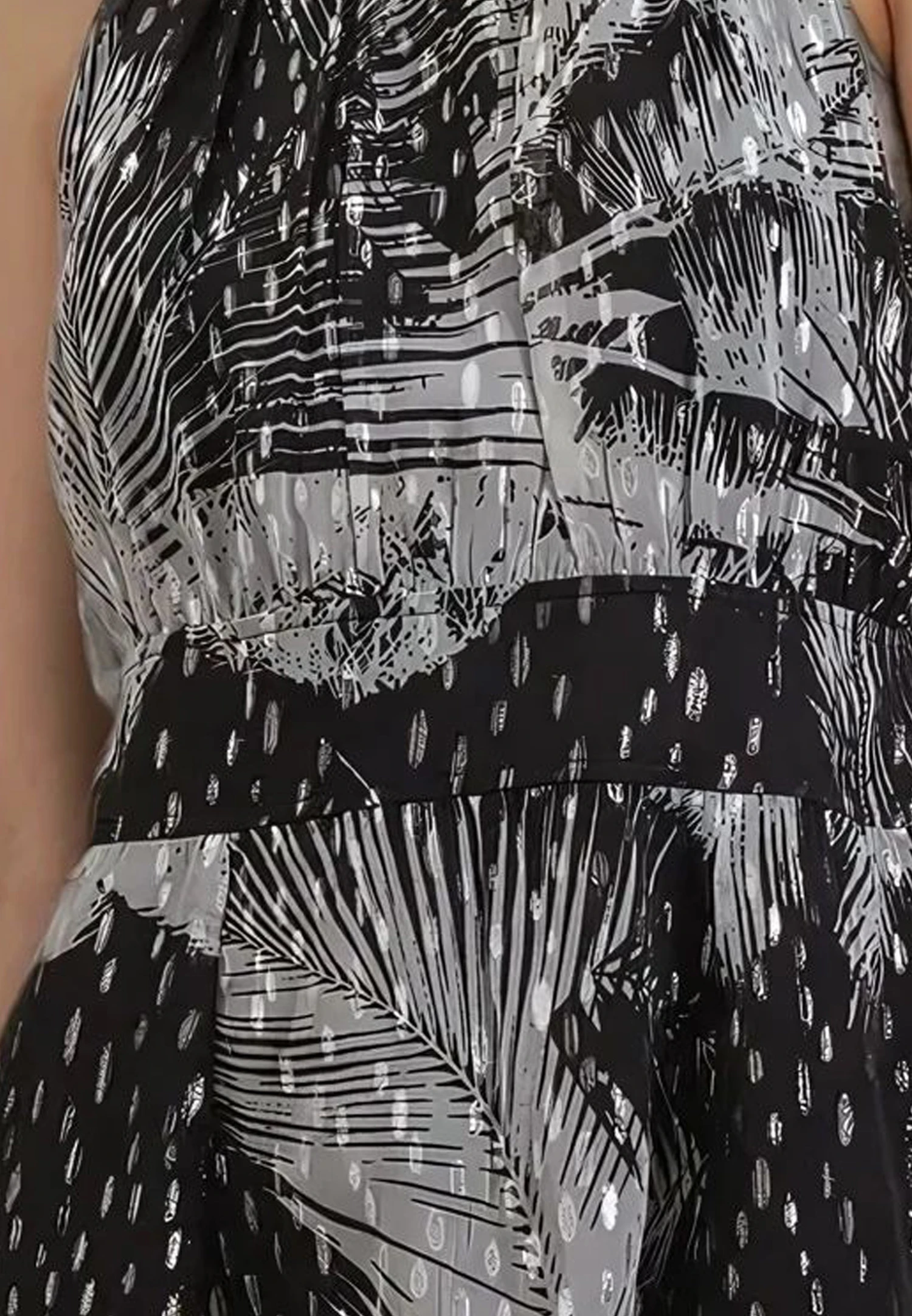 PALM MINI DRESS BLACK 6 PALM MINI DRESS BLACK - Image 6