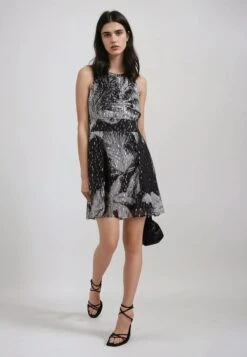 PALM MINI DRESS BLACK 10 PALM MINI DRESS BLACK -Religion Clothing 55IPMD13PALM5