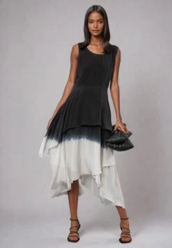 SERPENTINE DRESS DIP DYE