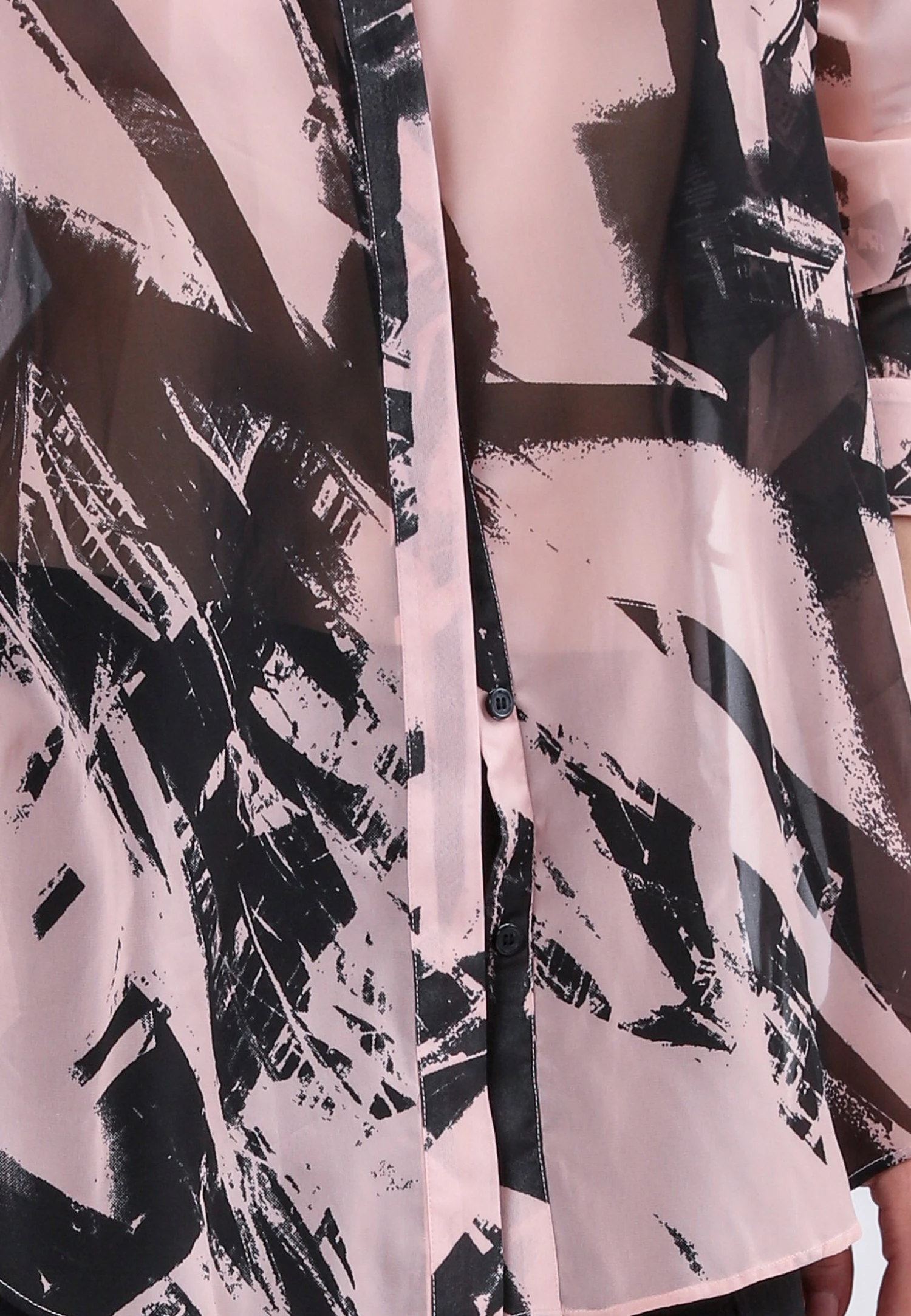 TANZANITE SHIRT PARALLEL PRINT 6 TANZANITE SHIRT PARALLEL PRINT - Image 6