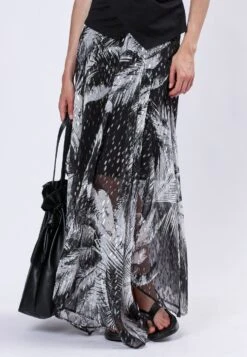 TANZANITE SKIRT PALM PRINT