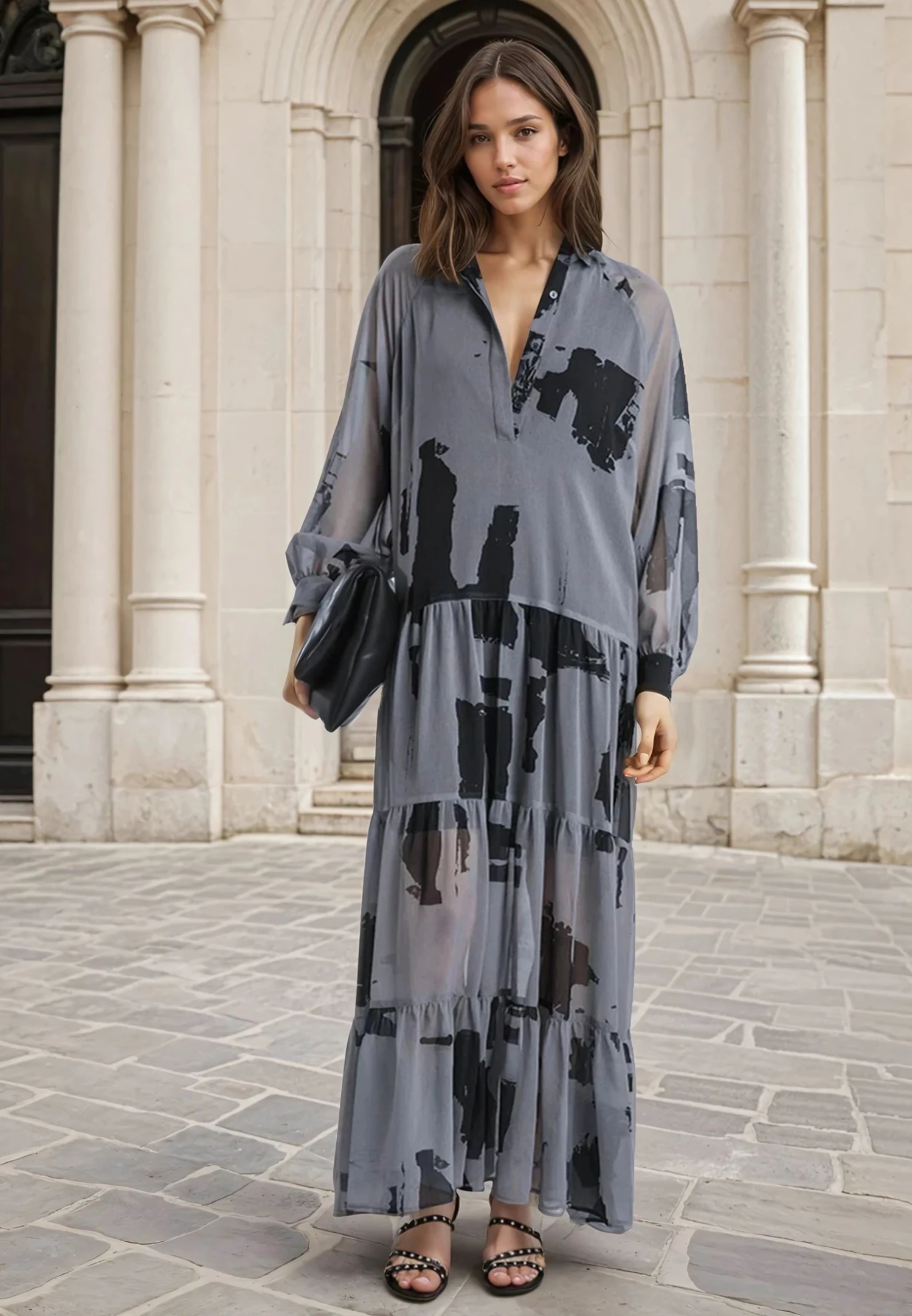 CALA MAXI DRESS FACADE 1 CALA MAXI DRESS FACADE