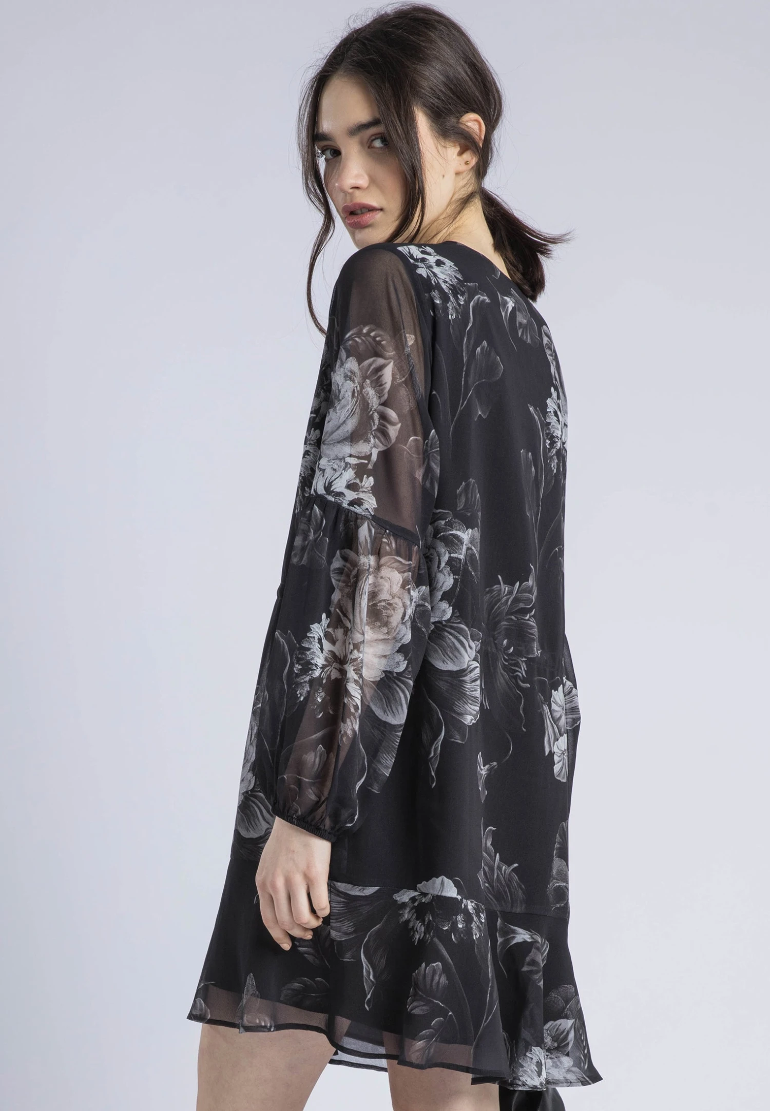 ETERNITY MINI DRESS FLORAL 4 ETERNITY MINI DRESS FLORAL - Image 4