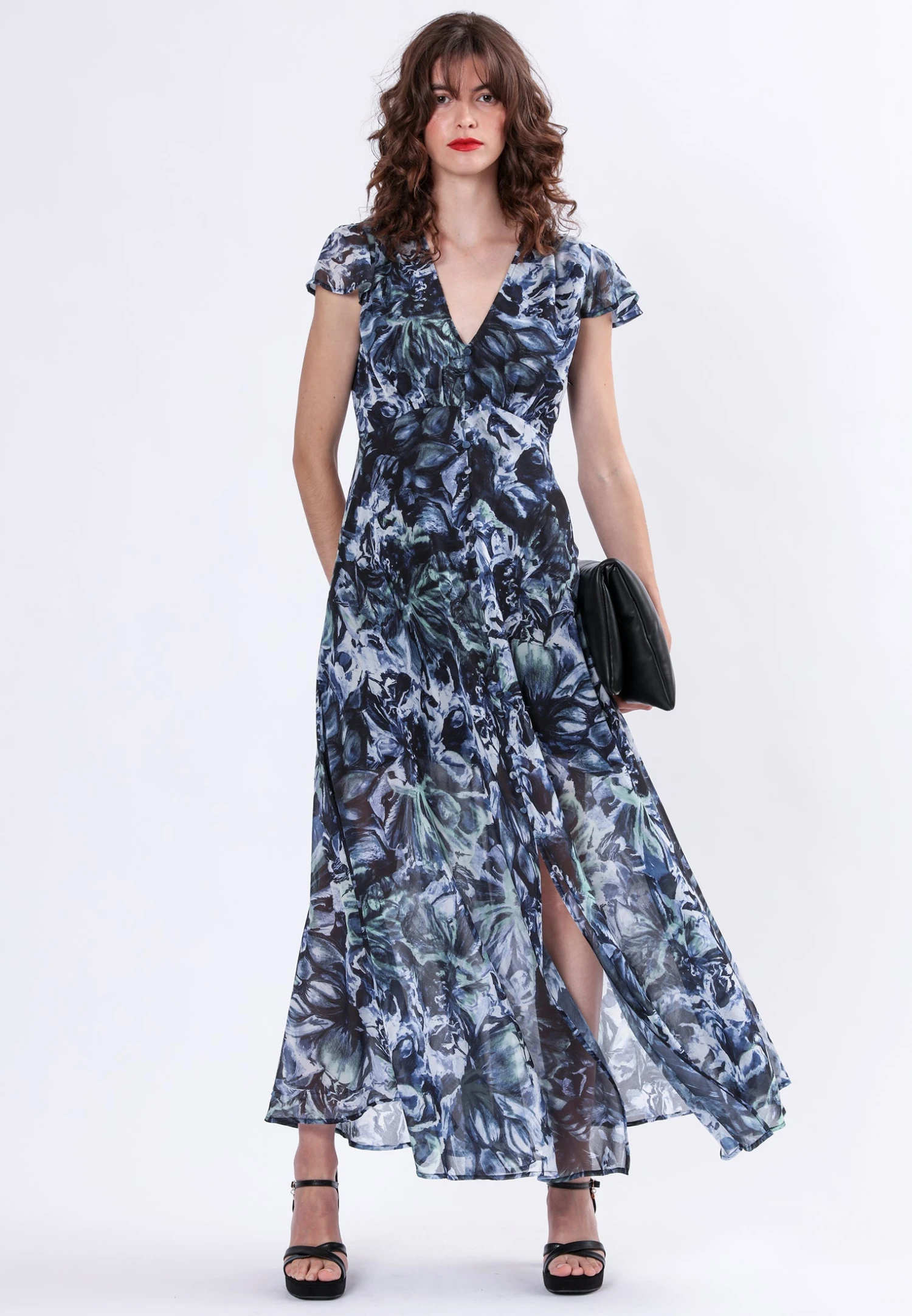 INDIUM MAXI DRESS METAPHORIC 1 INDIUM MAXI DRESS METAPHORIC