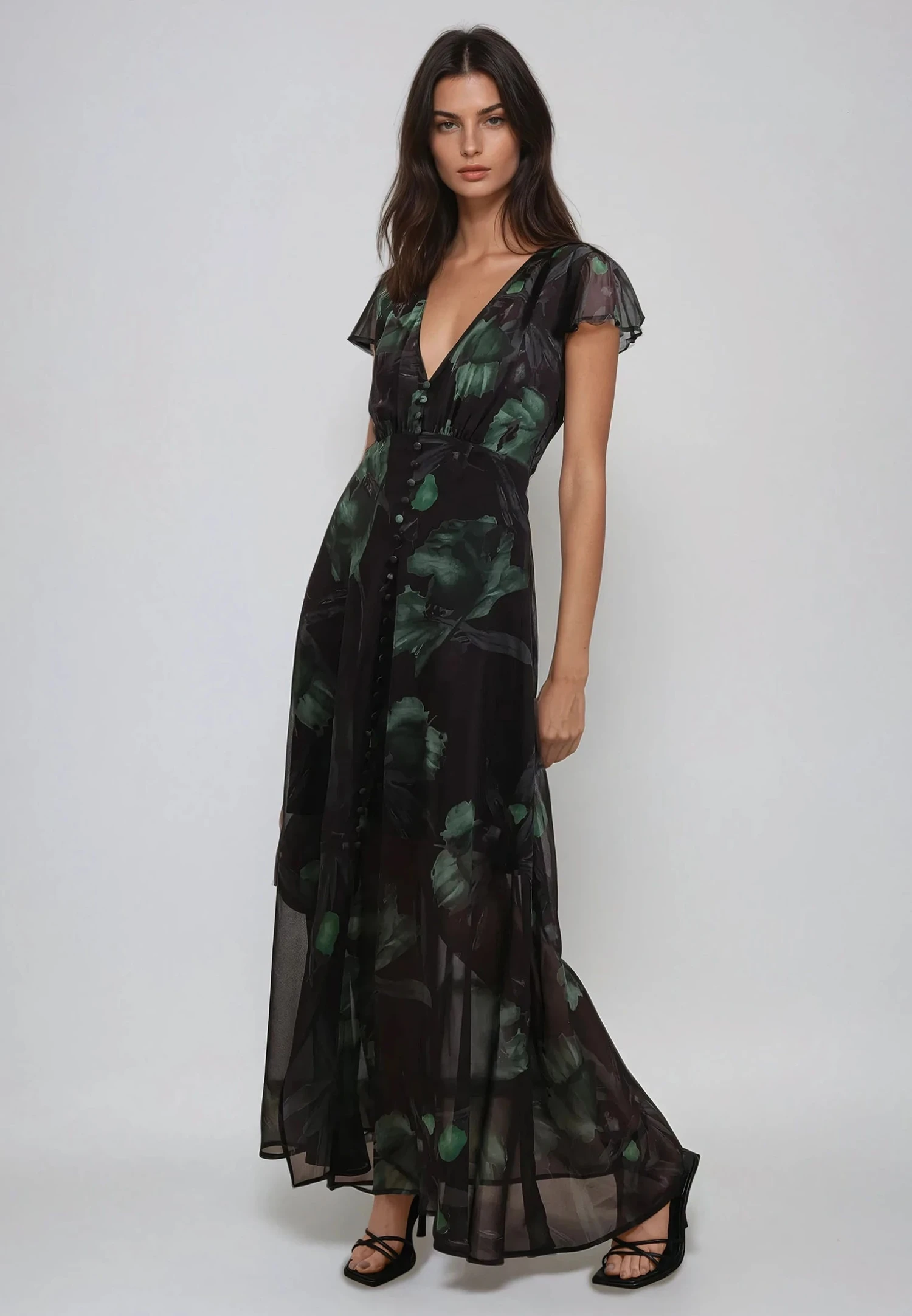 INDIUM MAXI DRESS PRIME GREEN 3 INDIUM MAXI DRESS PRIME GREEN - Image 3