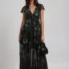 INDIUM MAXI DRESS PRIME GREEN