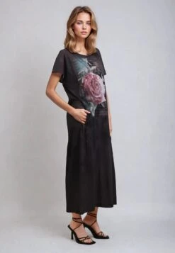 CLOAK MAXI TEE DRESS BLUSH GRAPHIC 9 CLOAK MAXI TEE DRESS BLUSH GRAPHIC -Religion Clothing 55TCOD83BLUSH6