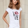 SPIRIT T-SHIRT LOVE WHITE