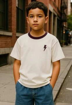 Kids LIGHTNING BOLT BOYS T-SHIRT MAUVE