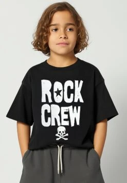 Kids ROCK CREW BOYS T-SHIRT BLACK 8 Kids ROCK CREW BOYS T-SHIRT BLACK -Religion Clothing 614RON03BLACK3