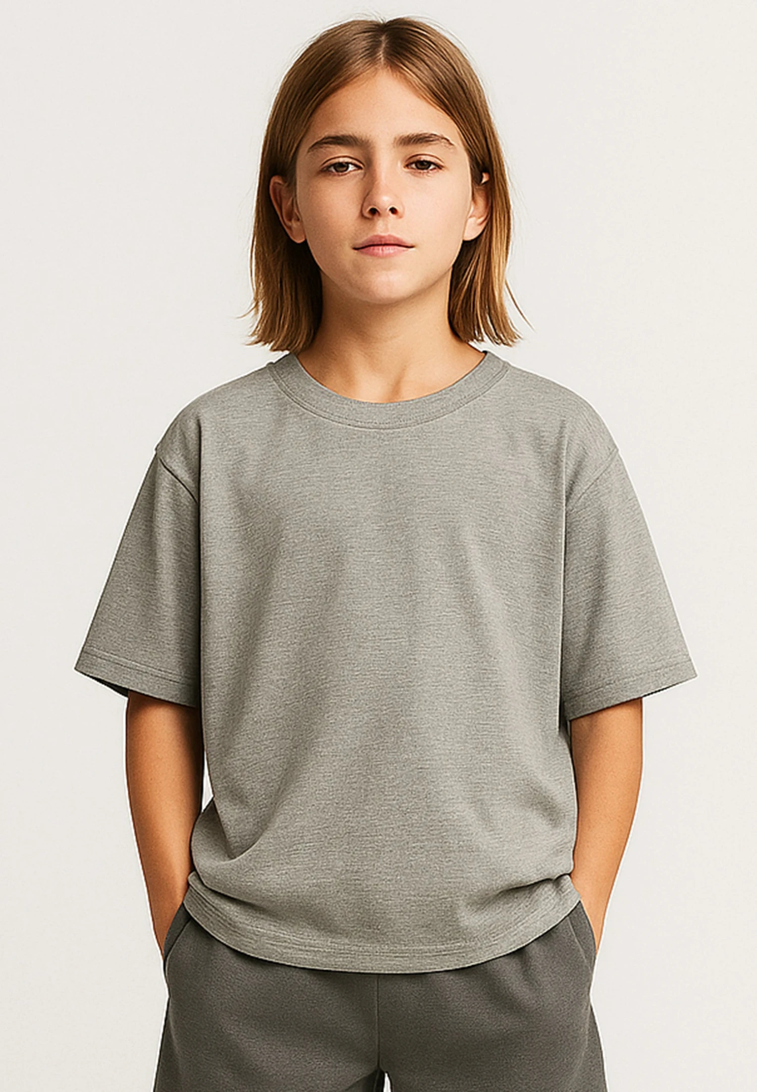 Kids RELIGION BOYS OVERSIZED T-SHIRT GREY MARL 2 Kids RELIGION BOYS OVERSIZED T-SHIRT GREY MARL - Image 2