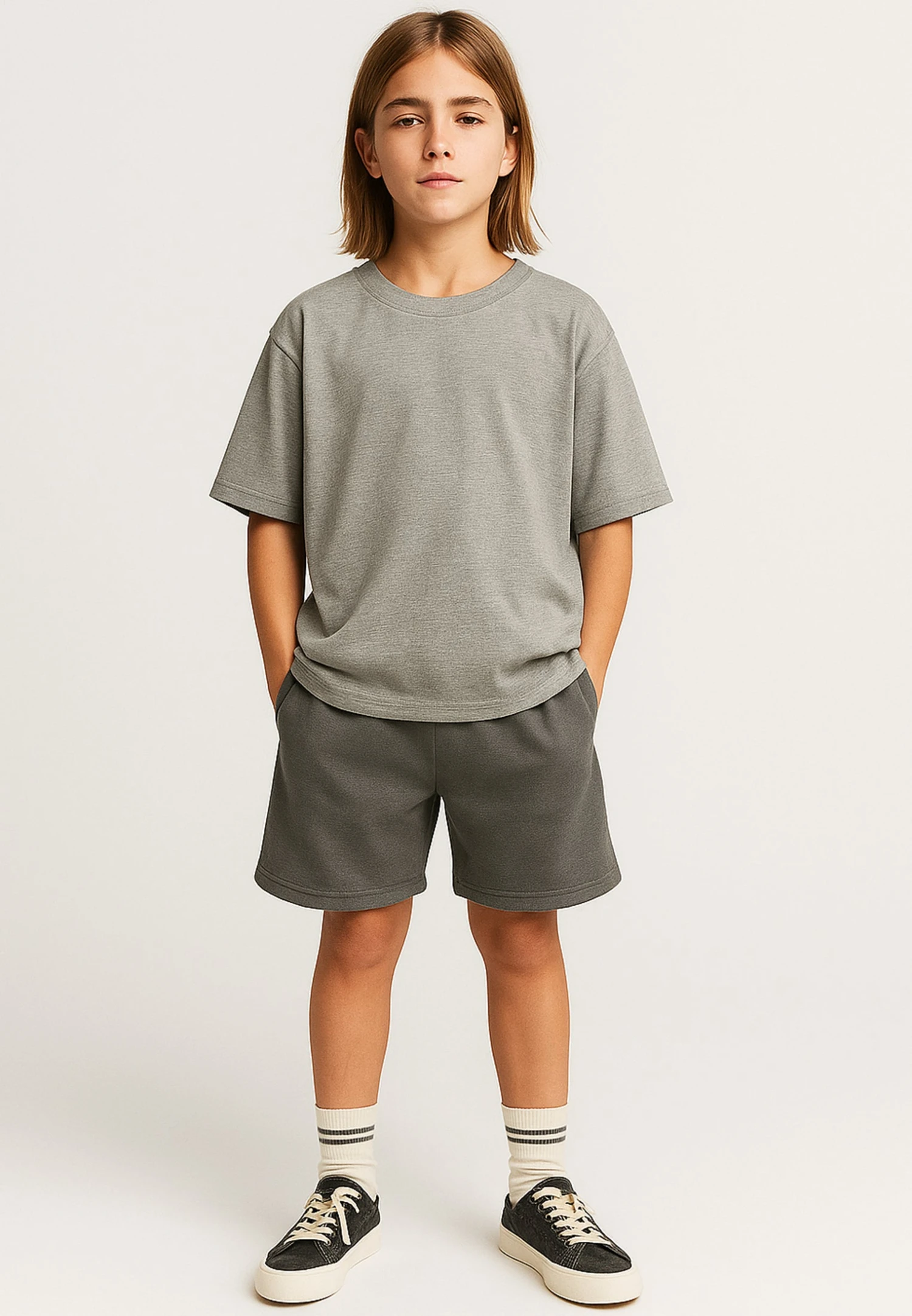 Kids RELIGION BOYS OVERSIZED T-SHIRT GREY MARL 4 Kids RELIGION BOYS OVERSIZED T-SHIRT GREY MARL - Image 4