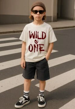 Kids WILD ONE BOYS T-SHIRT OFF WHITE
