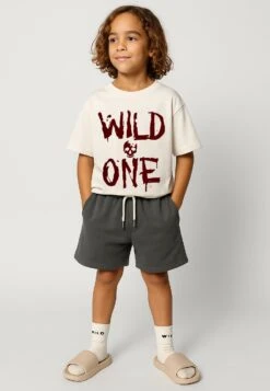 Kids WILD ONE BOYS T-SHIRT OFF WHITE -Religion Clothing 614WON03WHITE4