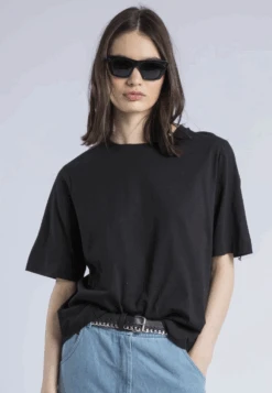 RELAXED BASIC T-SHIRT BLACK