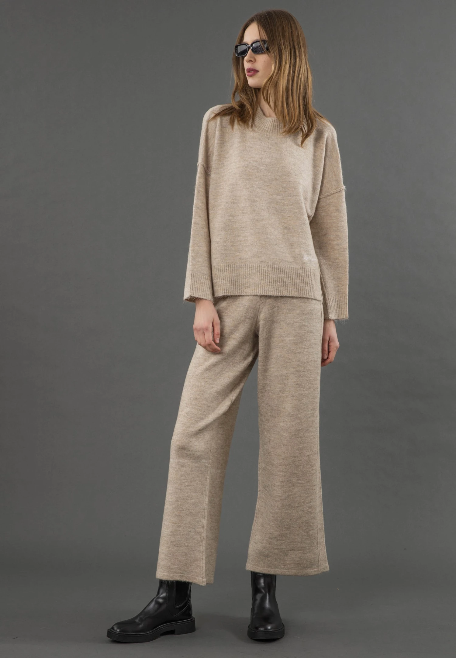 KNIT JUMPER BEIGE 4 KNIT JUMPER BEIGE - Image 4