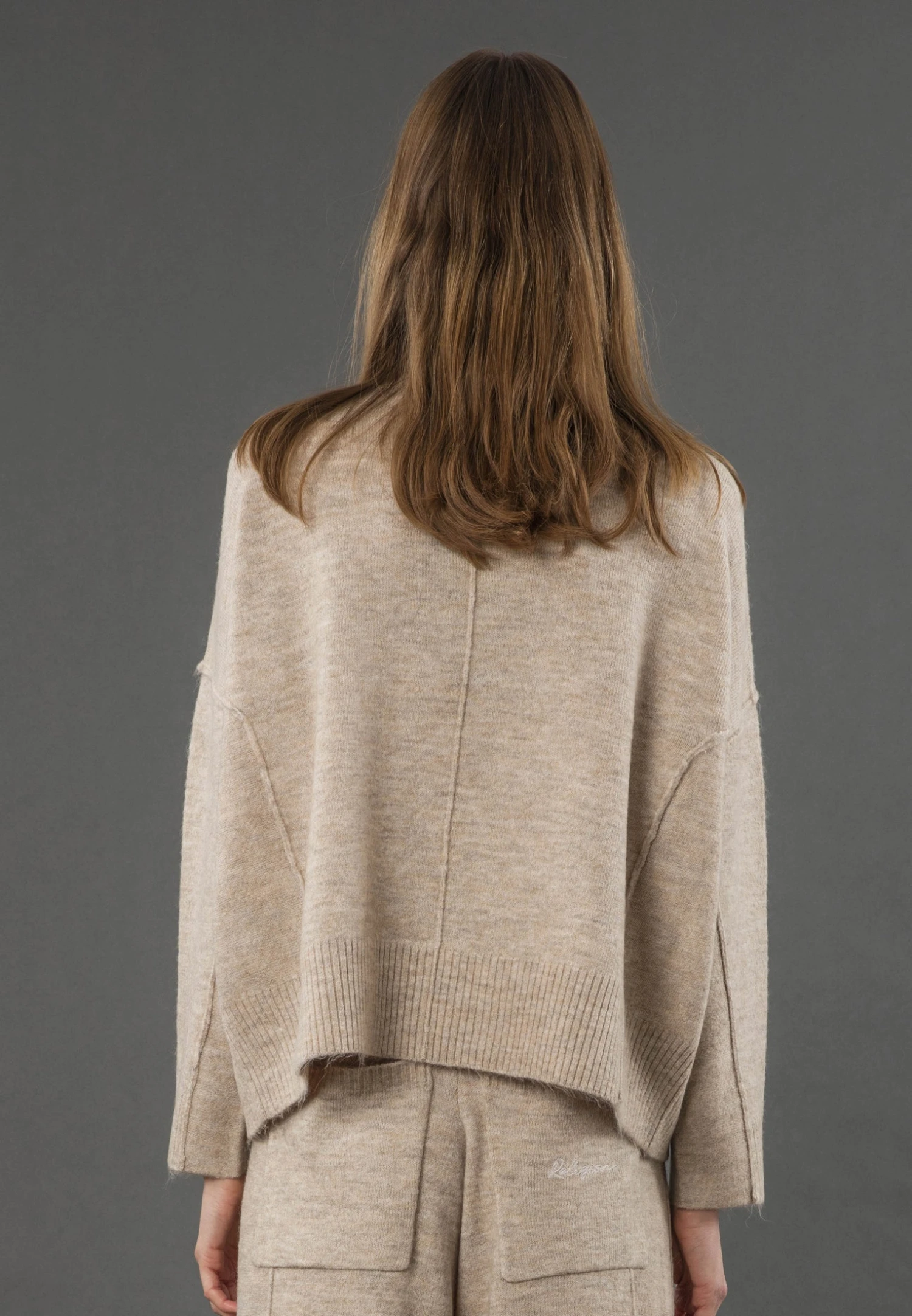 KNIT JUMPER BEIGE 2 KNIT JUMPER BEIGE - Image 2