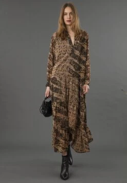 SUNSET MAXI DRESS HIDE PRINT