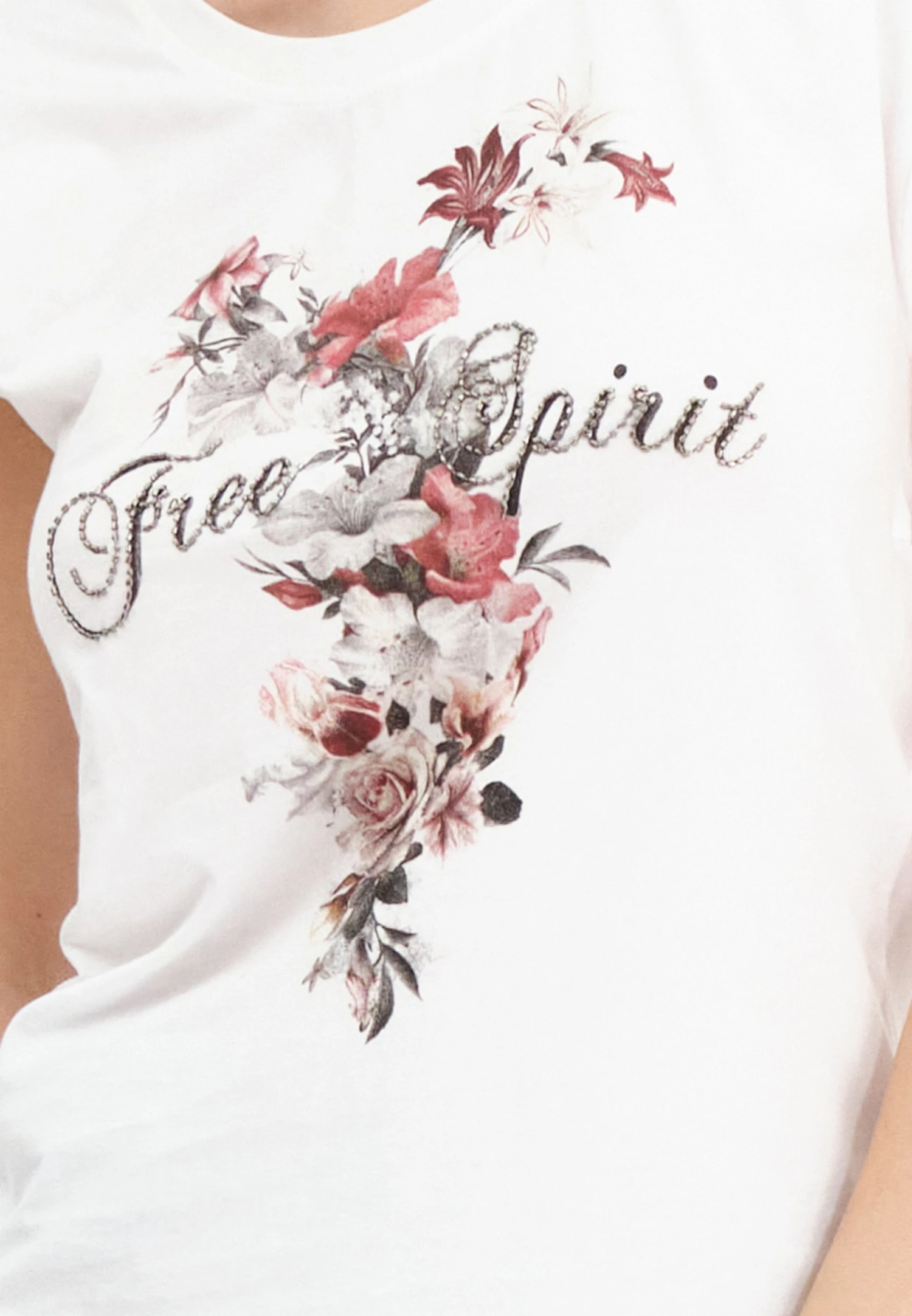 JILLIAN T-SHIRT WHITE FREE SPIRIT 6 JILLIAN T-SHIRT WHITE FREE SPIRIT - Image 6
